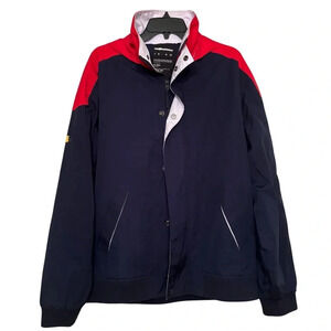 The Hundreds Men's Marina Jacket Blue And Red